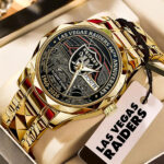 Las Vegas Raiders 66th Anniversary Alloy Luxury Quartz Watch – TMTHU4192