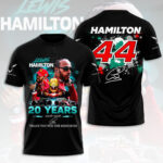 Lewis Hamilton 20 Years 3D Apparel – MAITM15148