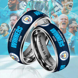 Manchester City 2026 Carabao Cup Winners Custom Alloy Ring - MAITM15168