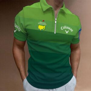Masters Tournament x CALW Zip Polo Shirt - MAITM15055