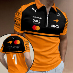 McLaren Formula One Team x Lando Norris 2026 Zip Polo Shirt - TANTN21379