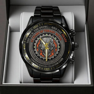 Megadeth Black Stainless Steel Watch - TANTN21460