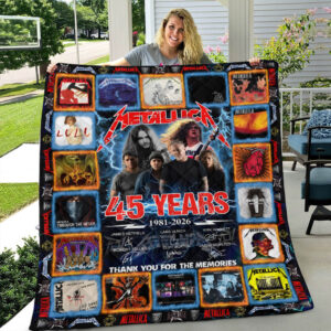 Metallica 45 Years Quilt Blanket - MAITM15065