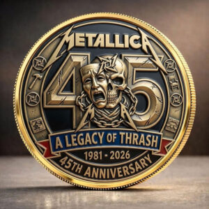 Metallica 45th Anniversary Commemorative Coin - TANTN21574
