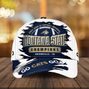 Montana State Bobcats Football 2025 National Champions Classic Cap – MAITM14953