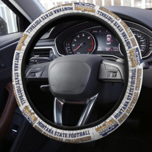 Montana State Bobcats Football 2025 National Champions Steering Wheel Cover - MAITM15086
