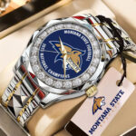 Montana State Bobcats Football 2025 National Champions Alloy Luxury Quartz Watch – MAITM14941