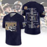 Montana State Bobcats Football 2025 National Champions 3D Football Jersey – MAITM15114