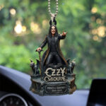 Ozzy Osbourne Custom shape 2-sided Acrylic Car Ornament – MAITM15009