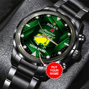 Personalized Masters Tournament x Rolex Black Stainless Steel Watch - MAITM15088