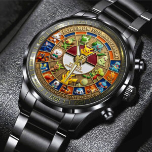 Pokemon 30th Anniversary 2026 Black Stainless Steel Watch - TMTHU4285