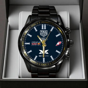 Red Bull Racing x Max Verstappen Black Stainless Steel Watch - TANTN21901
