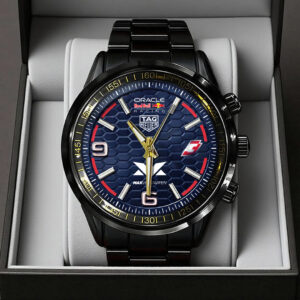 Red Bull Racing x Max Verstappen Black Stainless Steel Watch - TANTN21903