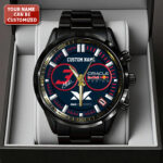 Personalized Red Bull Racing x Max Verstappen Black Stainless Steel Watch – TANTN21372