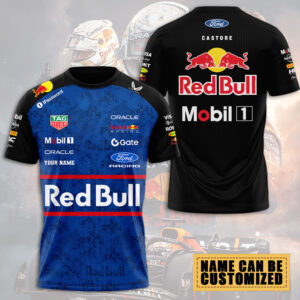 Personalized Red Bull Racing 3D Apparel - TMTHU4404