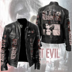 Resident Evil Motorcycle Leather Jacket – TMTHU4408
