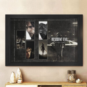 Resident Evil Rectangle Canvas With Inner Frame - TMTHU4596
