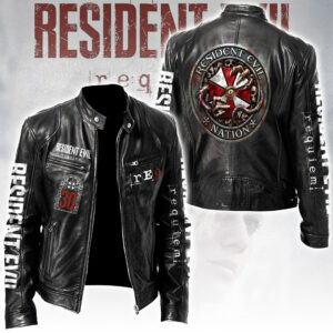Resident Evil Requiem Motorcycle Leather Jacket - TANTN21942