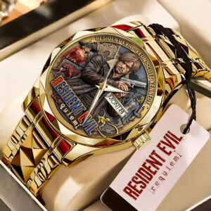 Resident Evil Requiem x Leon Scott Kennedy Alloy Luxury Quartz Watch - TMTHU4481