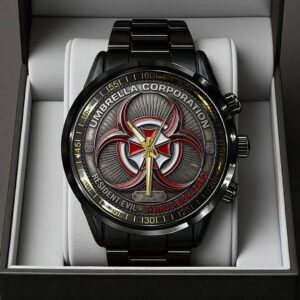 Resident Evil Black Stainless Steel Watch - TMTHU4450