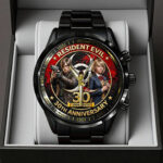 Resident Evil 30th Anniversary Black Stainless Steel Watch – TMTHU4339