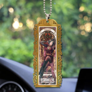 Resident Evil Requiem x Ada Wong Custom shape 2-sided Acrylic Car Ornament - GNE5338.4