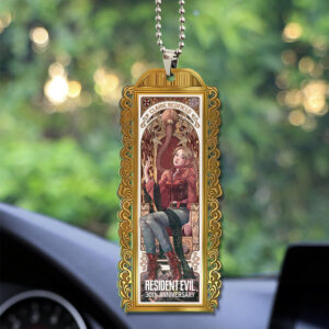 Resident Evil Requiem x Claire Redfield Custom shape 2-sided Acrylic Car Ornament - GNE5338.3