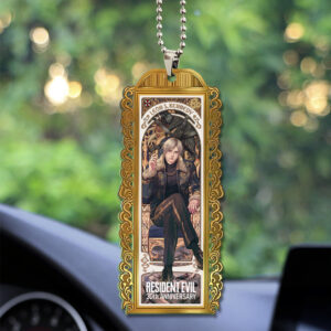 Resident Evil Requiem x Leon Scott Kennedy Custom shape 2-sided Acrylic Car Ornament - GNE5338.6