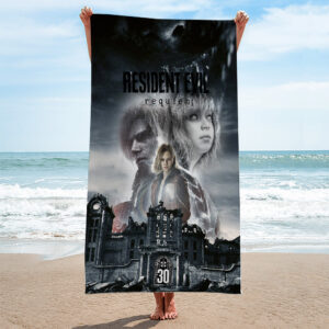 Resident Evil Requiem Rectangle Beach Towel - GNE5290
