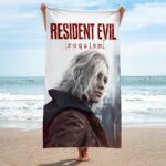 Resident Evil Requiem Rectangle Beach Towel – GNE5294