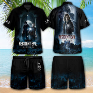 Resident Evil Requiem 3D Hawaiian Apparel - GNE53301.6