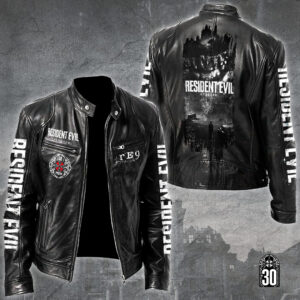 Resident Evil Requiem Motorcycle Leather Jacket - GNE5563