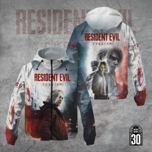 Resident Evil Requiem 3D Windbreaker Jacket - GNE5470