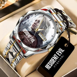Resident Evil Requiem x Grace Ashcroft Alloy Luxury Quartz Watch - GNE5478