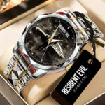 Resident Evil Requiem x Leon Scott Kennedy Alloy Luxury Quartz Watch – GNE5476