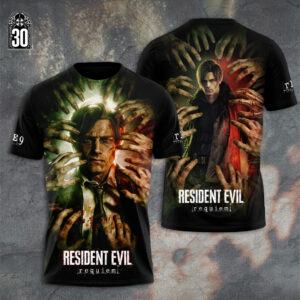 Resident Evil Requiem x Leon Scott Kennedy 3D Apparel - GNE5454