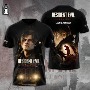 Resident Evil Requiem x Leon Scott Kennedy 3D Apparel - GNE5495