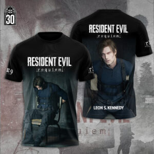 Resident Evil Requiem x Leon Scott Kennedy 3D Apparel - GNE5506