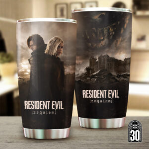 Resident Evil Requiem x Leon Scott Kennedy Tumbler Cup - GNE5419