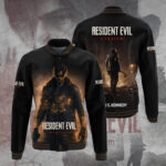 Resident Evil Requiem x Leon Scott Kennedy Varsity Jacket – GNE5414.7