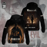 Resident Evil Requiem x Leon Scott Kennedy 3D Windbreaker Jacket – GNE5414.6