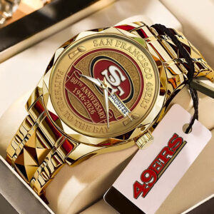 San Francisco 49ers 80th Anniversary Alloy Luxury Quartz Watch - MAITM15120