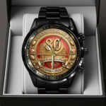 San Francisco 49ers Black Stainless Steel Watch – TANTN21478