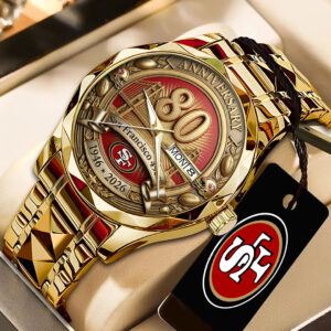 San Francisco 49ers Alloy Luxury Quartz Watch - TANTN21477