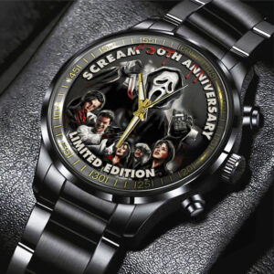 Scream 30th Anniversary Black Stainless Steel Watch - TMTHU4144