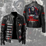 Scream 30th Anniversary Motorcycle Leather Jacket – TMTHU4220