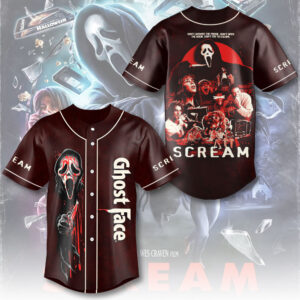 Scream Baseball Jersey - TMTHU4270
