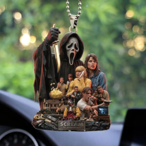 Scream 30th Anniversary Custom shape 2-sided Acrylic Car Ornament - TMTHU4265