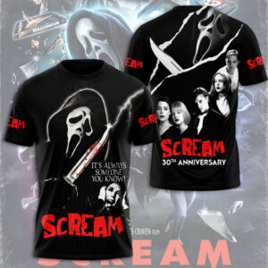 Scream 30th Anniversary 3D Apparel - TMTHU4148