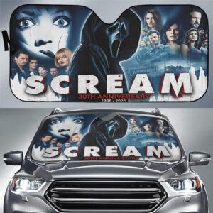 Scream 30th Anniversary Auto Sun Shade - TMTHU4173